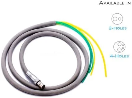 شلنگ سیلیکونی دندانپزشکی DENTIMICA توربین هوا برای اتصال لوله هندپیس 2/4 سوراخ (2 سوراخ)