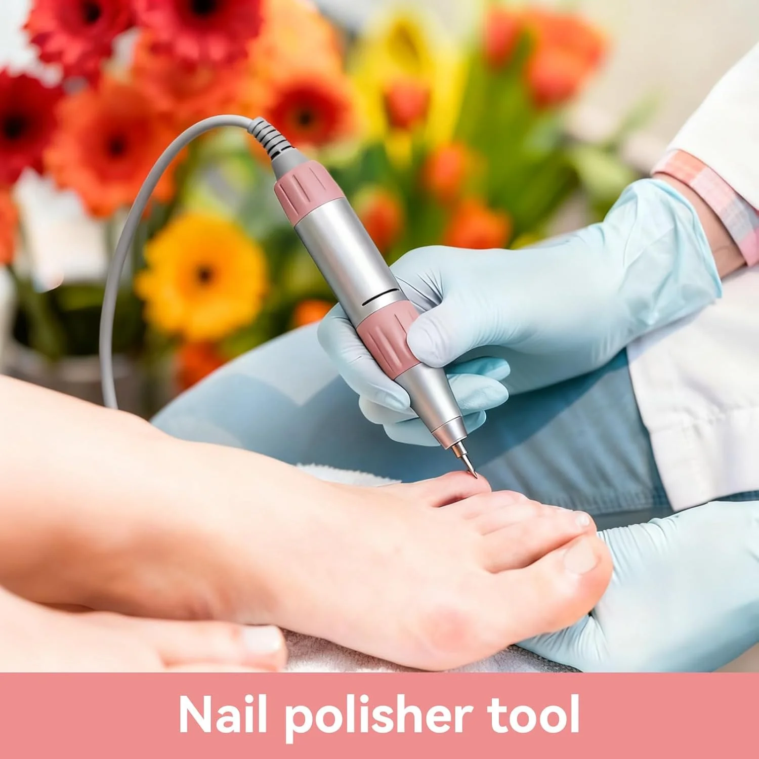 دستگاه سوهان برقی ناخن 35000 دور در دقیقه، پولیشر ناخن آلیاژ آلومینیوم