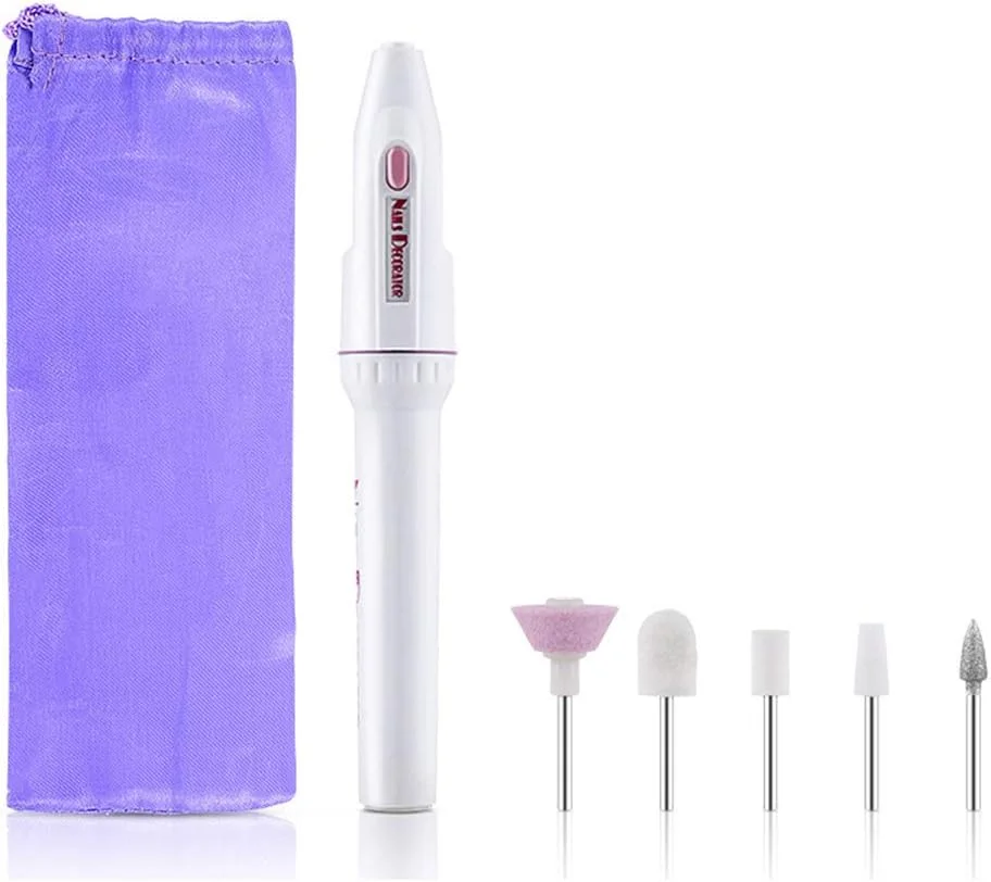 ست مینی دریل برقی ناخن، قلم پولیشینگ، دستگاه قابل حمل دریل ناخن، پولیشر ناخن، آسیاب کننده پوست مرده