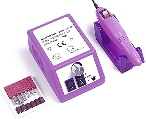ست دستگاه مانیکور برقی ناخن، سوهان برقی پدیکور، ابزار و لوازم پولیش ناخن