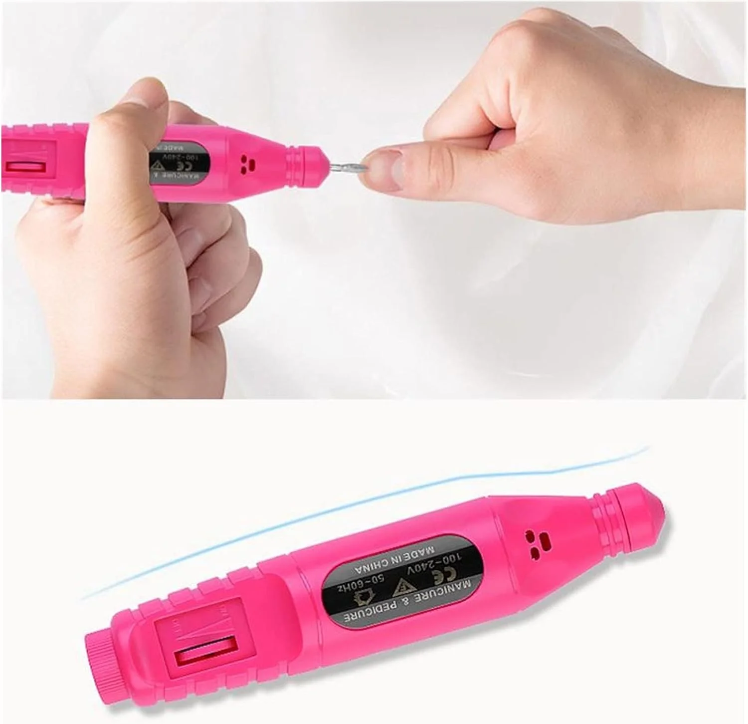 دستگاه سوهان برقی ناخن، قلم دریل USB، دستگاه مانیکور قابل حمل، مجموعه پولیشر ژل UV، از بین برنده پوست مرده، ابزار تجهیزات هنری برای ناخن های طبیعی، پولیش