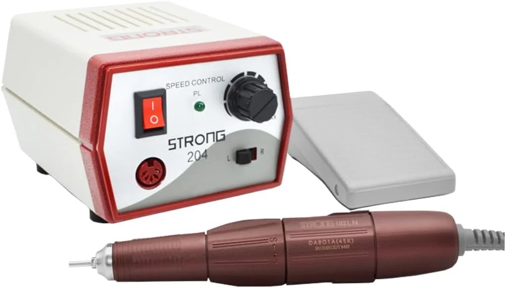 دستگاه سوهان برقی ناخن 45000 دور در دقیقه، حرفه ای، قابل حمل و شارژی، مناسب برای ست مانیکور و پدیکور ژل و اکریلیک (204-102LN)