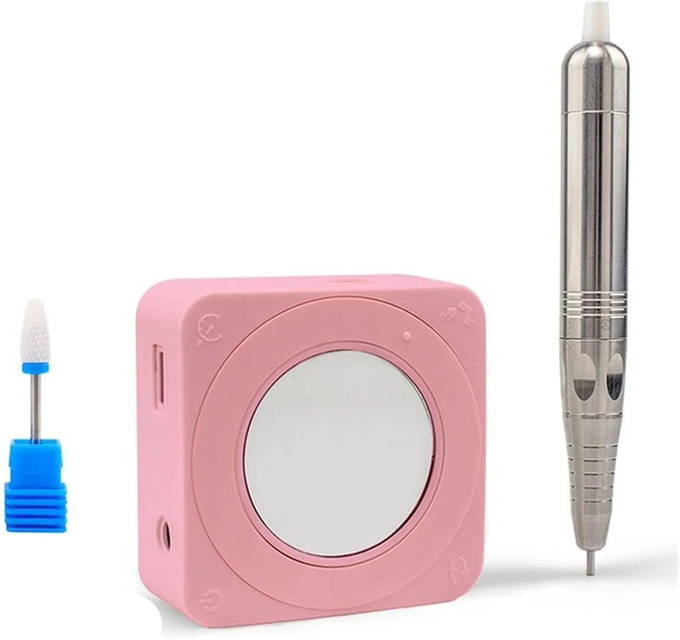 دستگاه سوهان برقی ناخن بدون برس 36 وات 35000 دور در دقیقه، دستگاه مانیکور برقی قابل حمل برای ناخن های طبیعی و لاک ژل (رنگ: هندپیس فلزی 2)