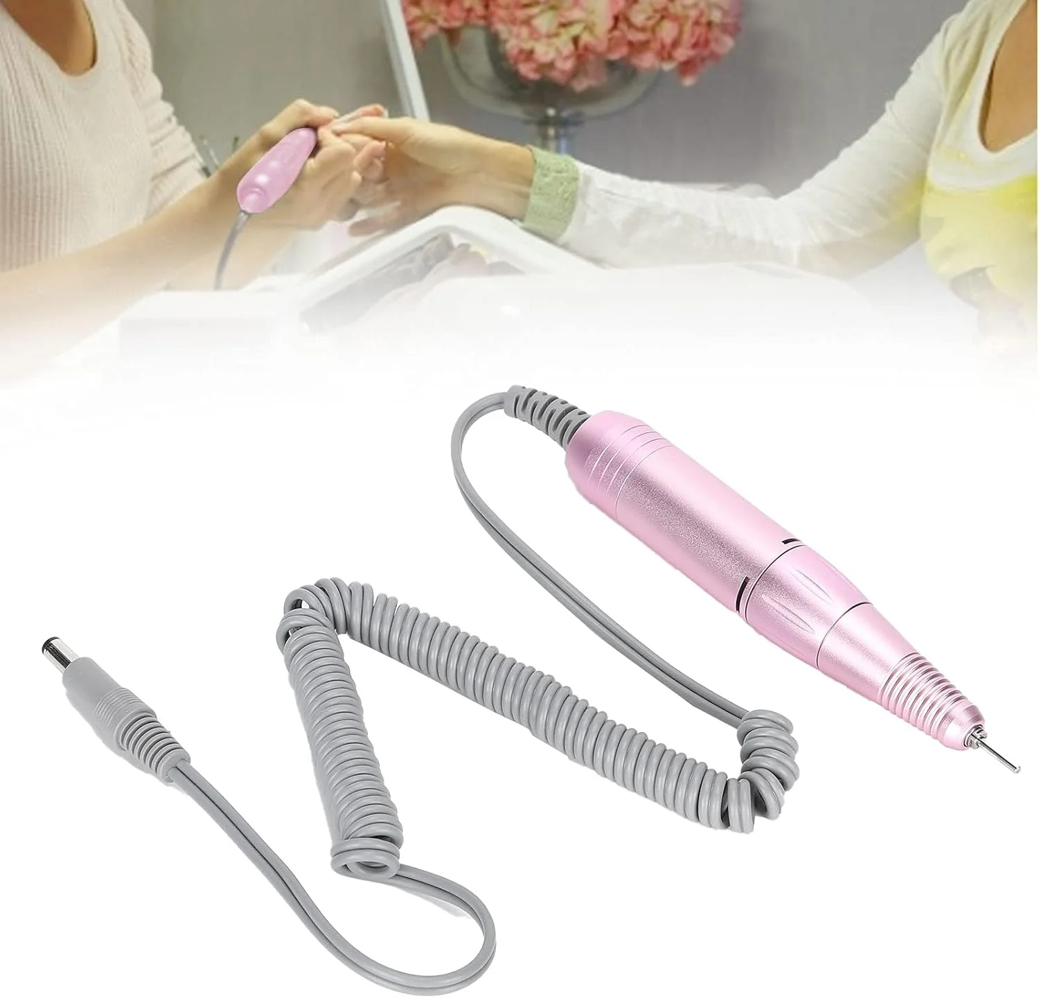 دسته هندپیس دریل ناخن برقی مانیکور پدیکور، لوازم جانبی دسته دستگاه پولیش