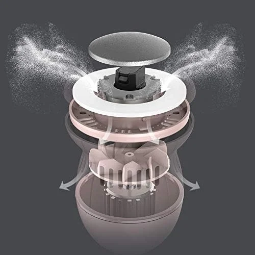 سوهان برقی پدیکور پا PURRL، قابل شارژ، با مکش و ابزار پدیکور، ابزار مراقبت از پا با سرهای متنوع