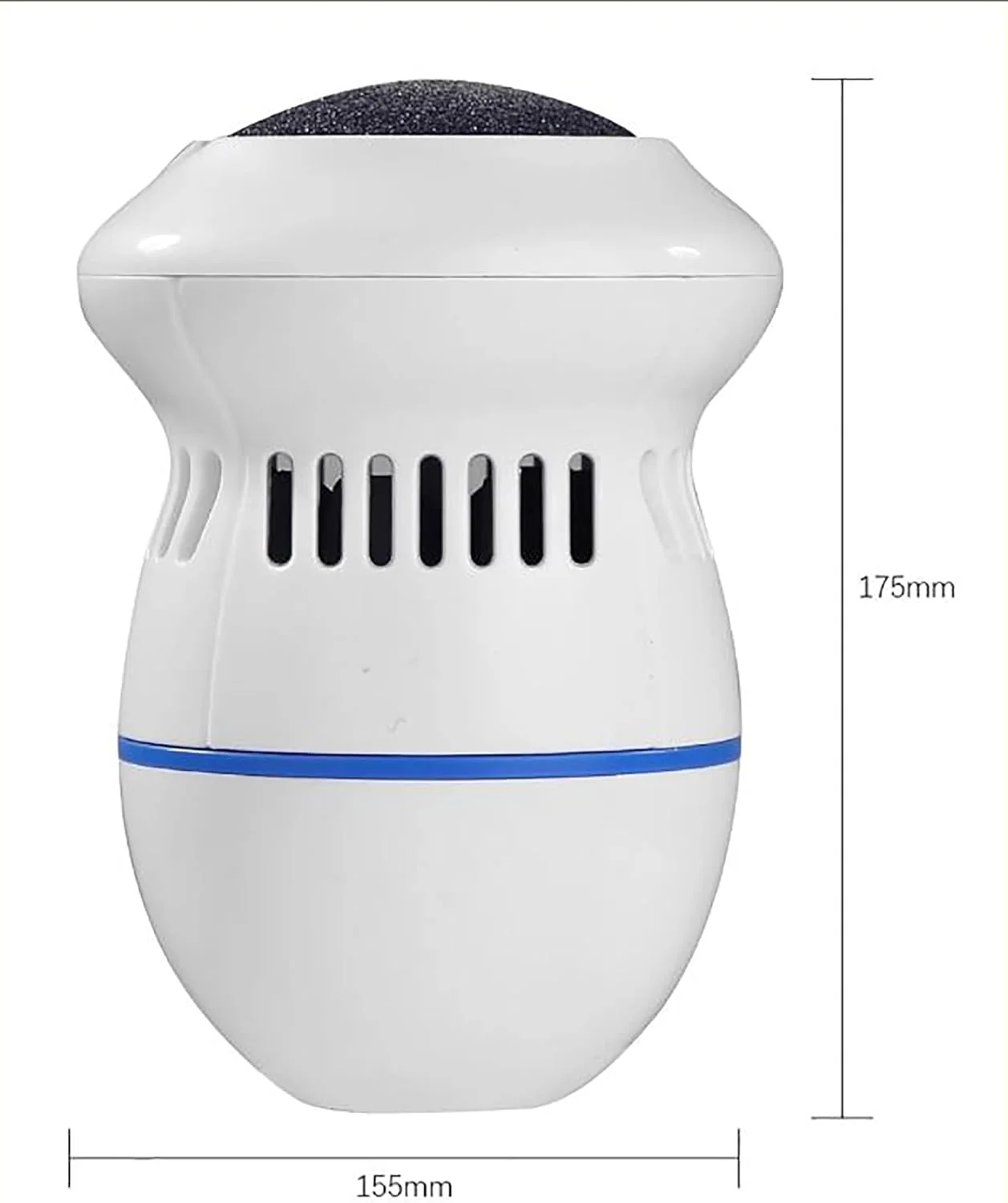 دستگاه سوهان برقی قابل حمل پا، مکش خلاء، از بین برنده پینه، ابزار مراقبت از پا با 8 سری غلتکی و 2 سرعت