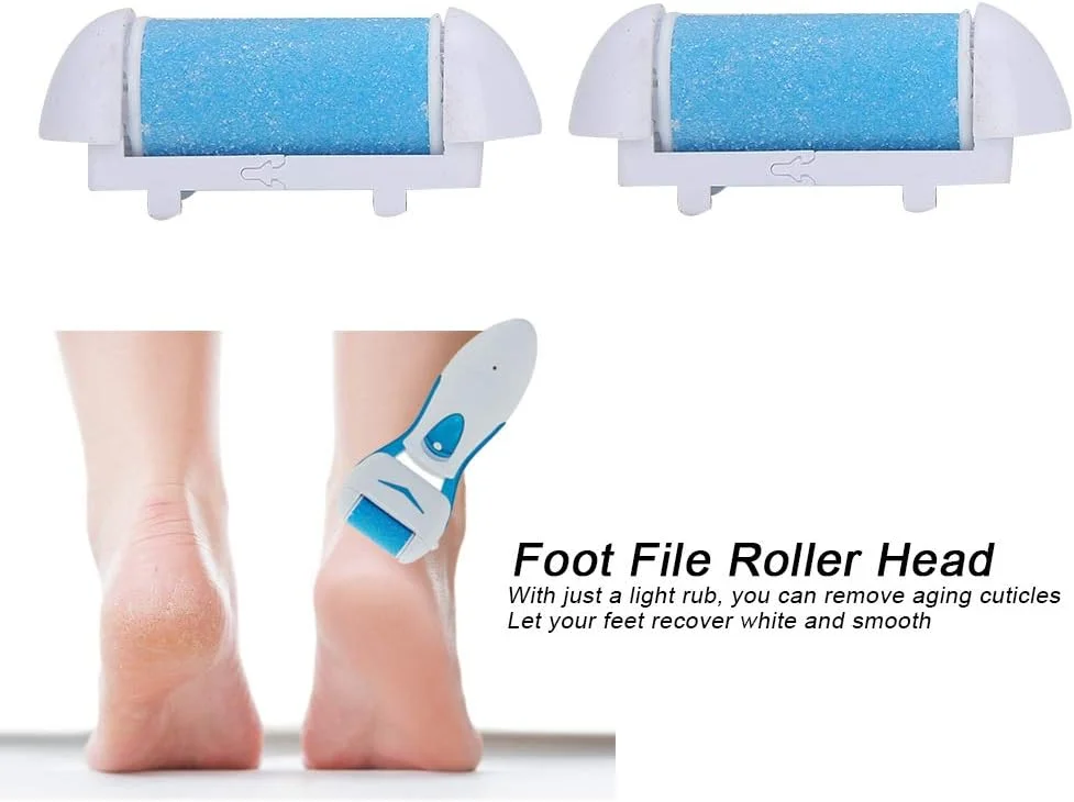 سری یدکی غلتکی سوهان پا، 2 عدد سری غلتکی جایگزین لوازم جانبی برقی از بین برنده پینه