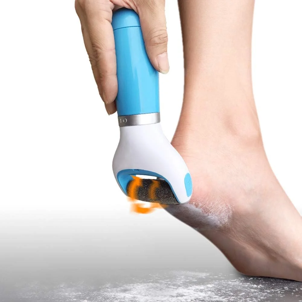 دستگاه پدیکور سانین، سوهان برقی پا با سری غلتکی، باطری خور، قابل حمل، ابزار پدیکور، اسکرابر پا، از بین برنده پینه برای پوست های مرده، سفت، ترک خورده و خشک دستگاه پدیکور سانین، سوهان برقی پا با سری غلتکی، باطری خور، قابل حمل، ابزار پدیکور، اسکرابر پا، از بین برنده پینه برای پوست های مرده، سفت، ترک خورده و خشک