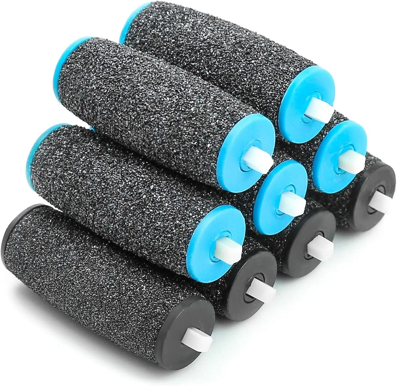 غلتک یدکی Canvalite [مجموعه 9 عددی]، 2 نوع زبری، سوهان برقی، سنگ پا، سوهان پا یدکی، رنده پا