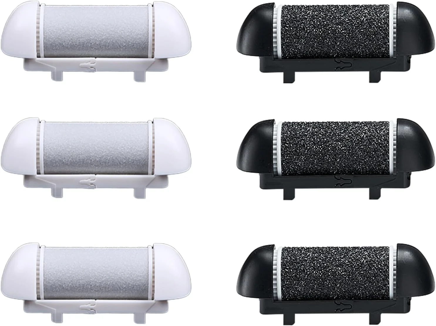 سری یدکی غلتکی، 6 عدد سوهان پینه پا، 3 نوع زبری، سری های پر کننده برای سوهان برقی پا، سری غلتکی پینه بردار