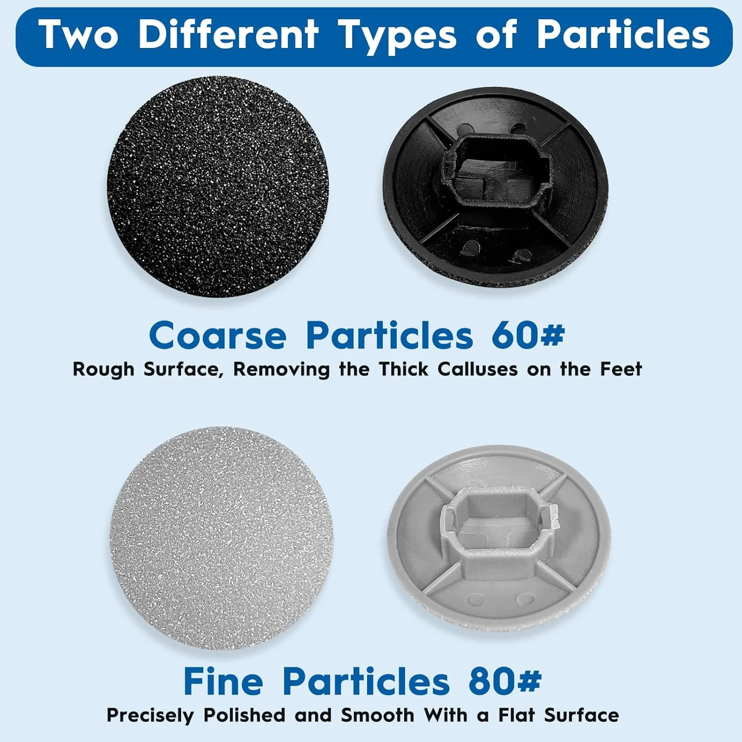 بسته 10 عددی سری سنگ پای برقی، سری های جایگزین برای سوهان برقی پا، ابزار مراقبت از پا با سری سنگ پای جایگزین، سری های دستگاه پینه بردار، برای مراقبت از پا، پوست های مرده و سخت به همراه برس