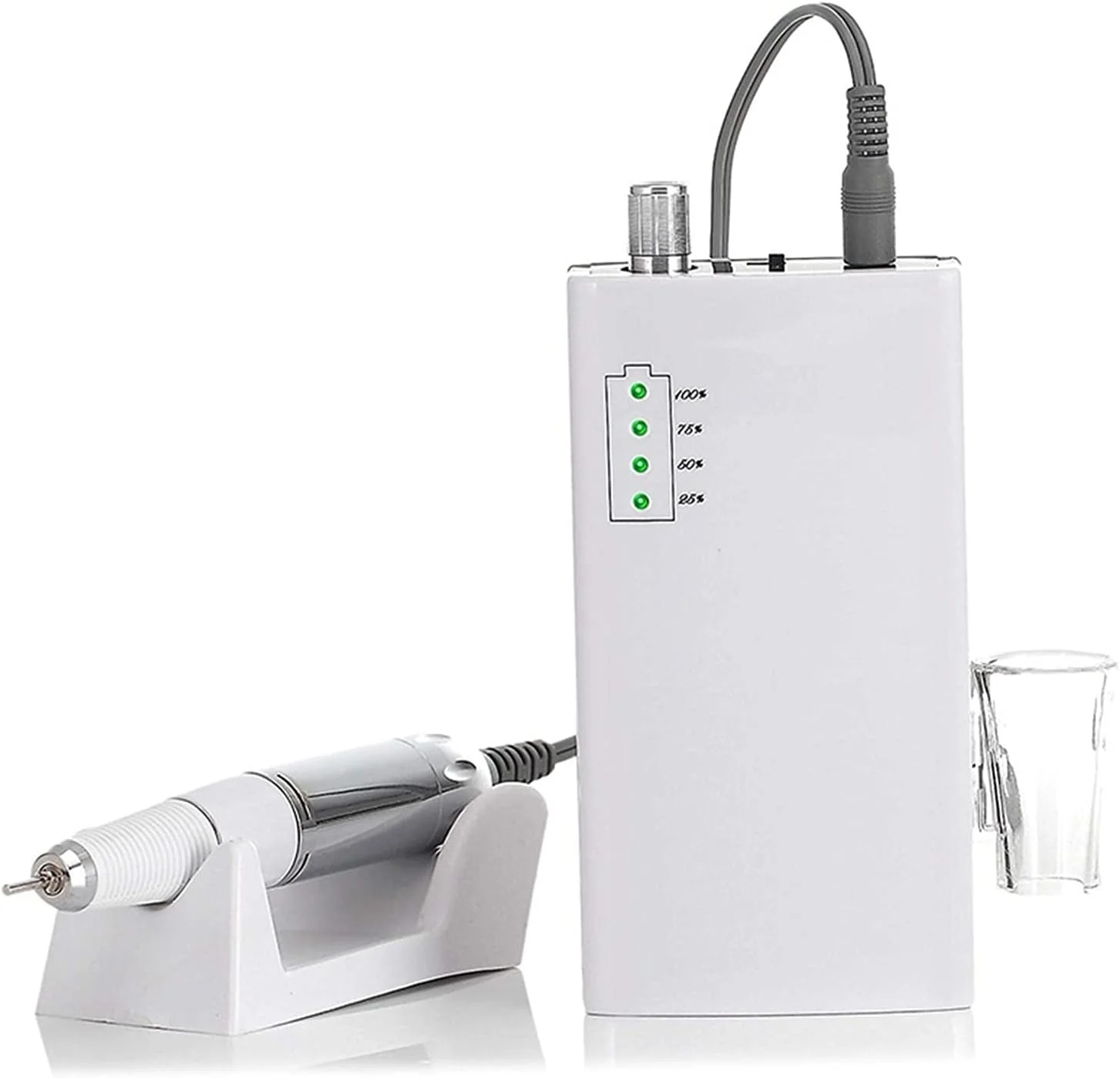 دستگاه سوهان برقی ناخن ZAIED با سرعت 30000 دور در دقیقه، بی سیم، قابل حمل، شارژی، مناسب مانیکور و پدیکور، قابل استفاده در سالن و منزل، مناسب برای ناخن های طبیعی و ژلیش