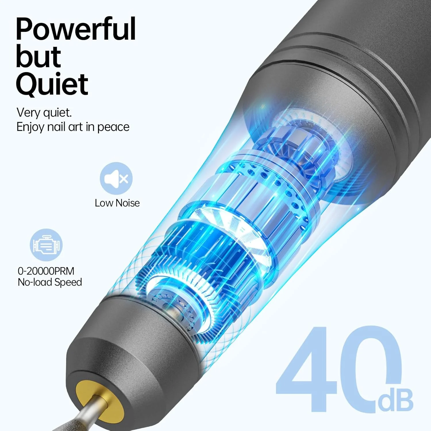 دستگاه سوهان برقی ناخن شارژی قابل حمل با 6 سری سوهان و 31 نوار سنباده برای ناخن های طبیعی، اکریلیک و ژلیش، مناسب برای از بین بردن لاک ژل و مانیکور (خاکستری) دستگاه سوهان برقی ناخن شارژی قابل حمل با 6 سری سوهان و 31 نوار سنباده برای ناخن های طبیعی، اکریلیک و ژلیش، مناسب برای از بین بردن لاک ژل و مانیکور (خاکستری)