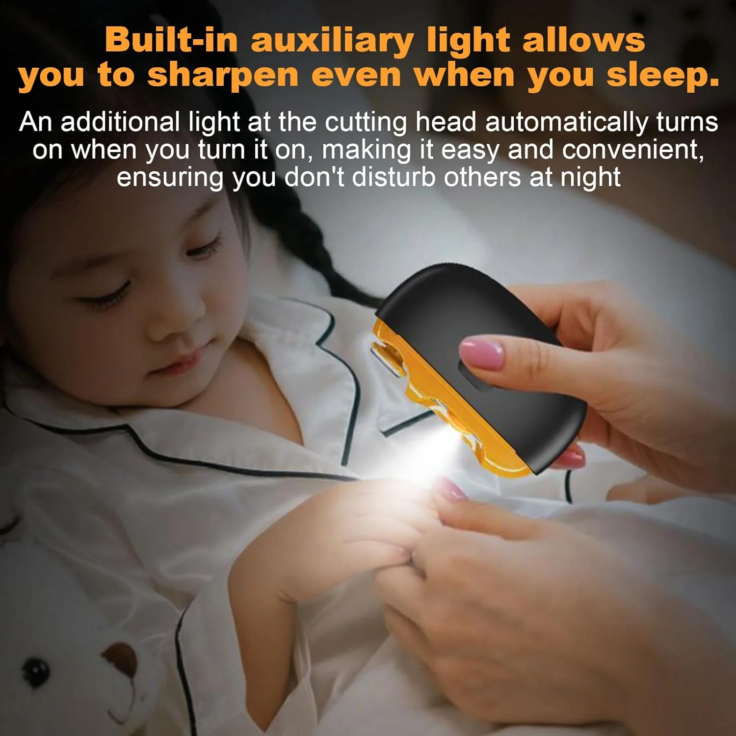 ناخن گیر اتوماتیک برای بزرگسالان - سوهان و پولیشر ناخن LED با 2 سرعت - ماشین اصلاح ناخن کودک با دنده های قابل شارژ USB، برای آقایان، مادر، او، او، کودکان، بزرگسالان، سالمندان، والدین و نوزاد