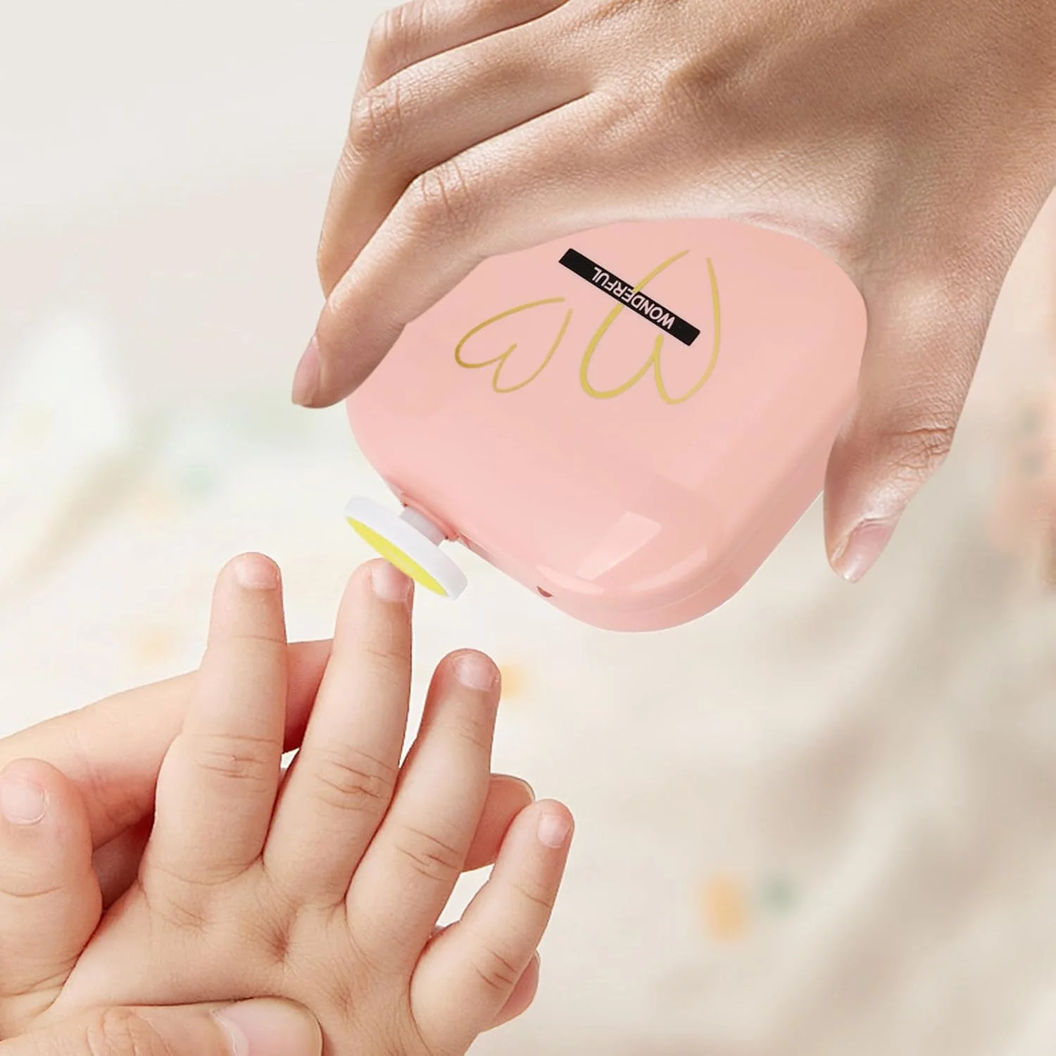 سوهان ناخن برقی کودک | سوهان ناخن گیر برقی کودک با شارژ USB، ابزار مانیکور بی صدا با نور LED، مراقبت از ناخن برای خانه، سالن، مسافرت و رفت و آمد سوهان ناخن برقی کودک | سوهان ناخن گیر برقی کودک با شارژ USB، ابزار مانیکور بی صدا با نور LED، مراقبت از ناخن برای خانه، سالن، مسافرت و رفت و آمد