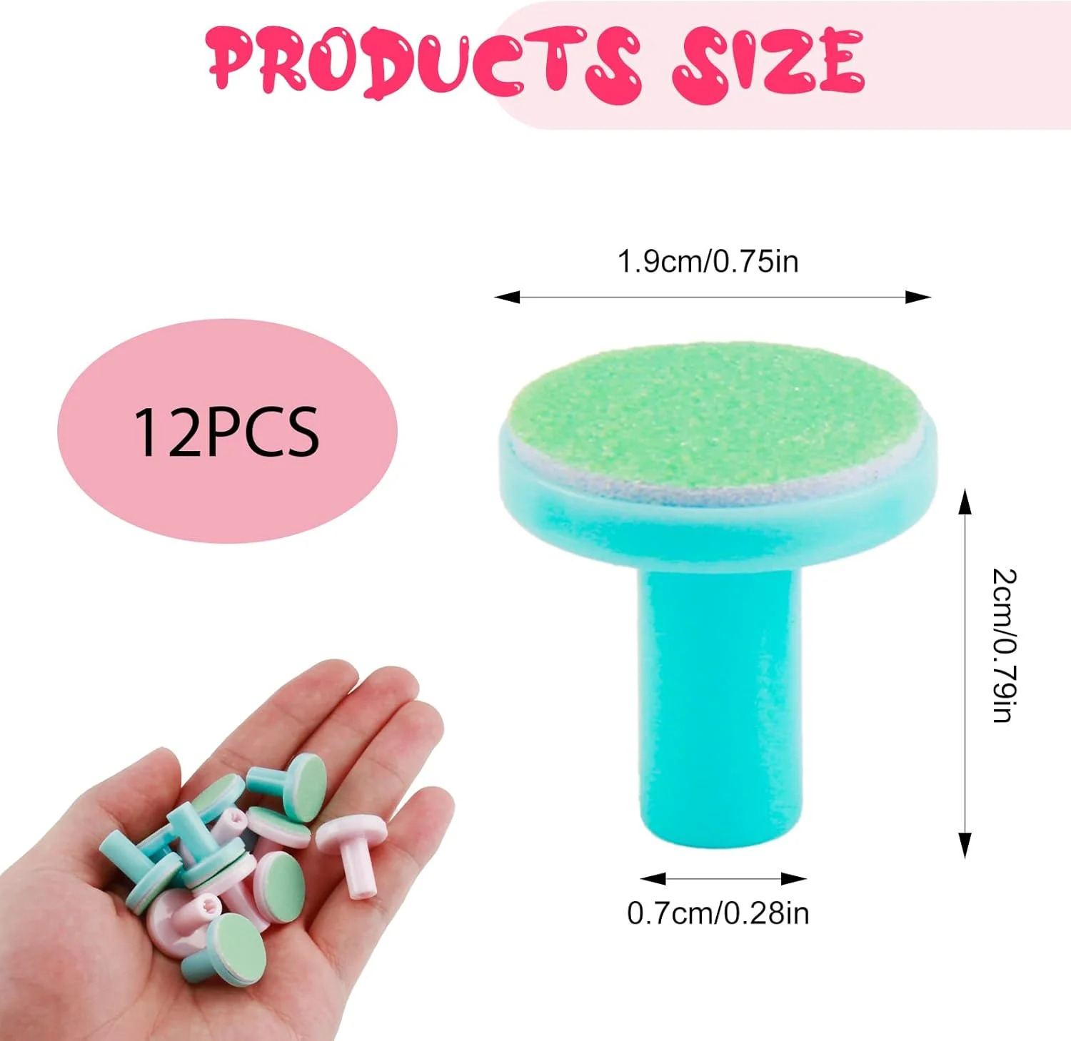 ۱۲ عدد پد جایگزین برقی سوهان ناخن نوزاد، کیت پد جایگزین سوهان ناخن نوزاد آبی آسمانی، دیسک پولیش سری سنگ زنی کیت ناخن نوزاد مناسب برای بالای ۶ ماه