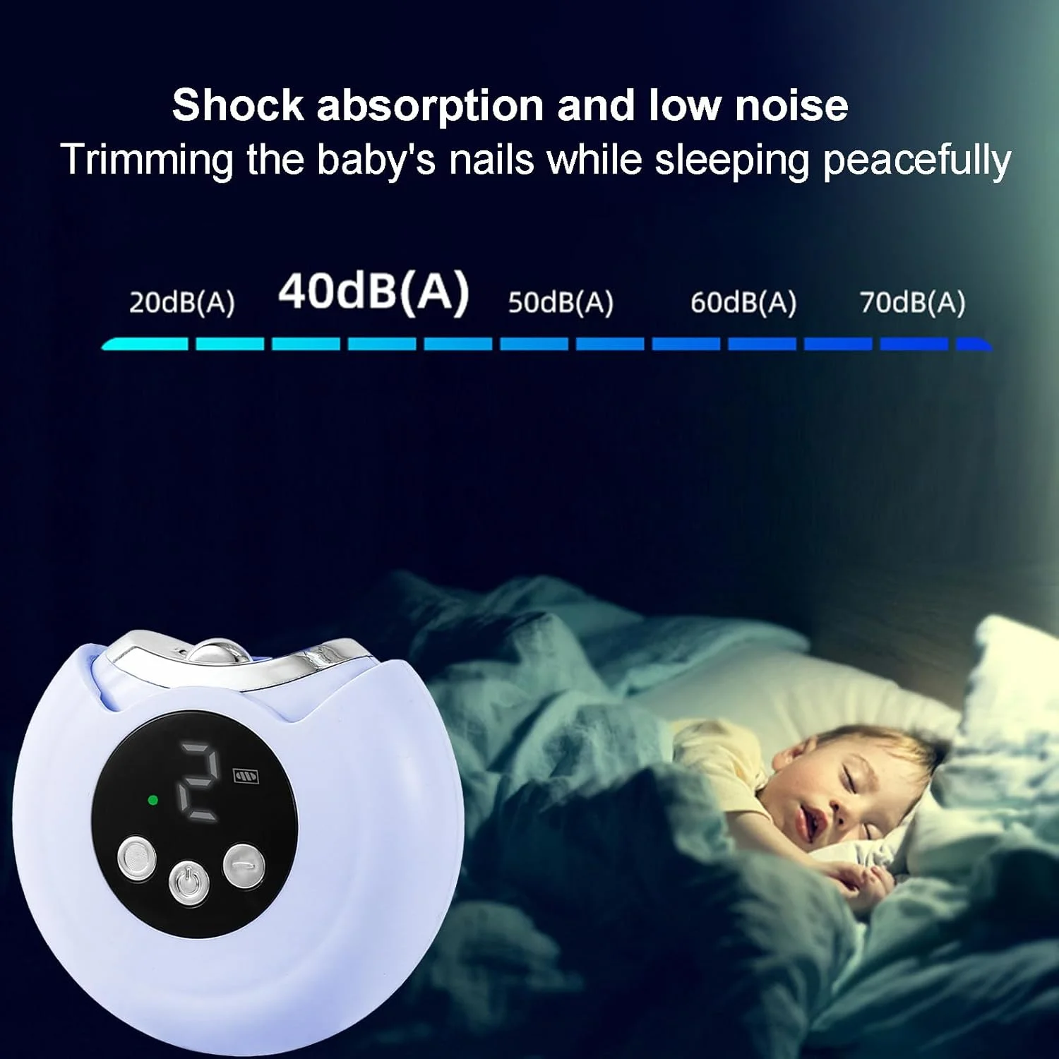 ناخن گیر برقی کودک - ماشین اصلاح ناخن برقی اتوماتیک | سوهان ناخن چند منظوره، ماشین اصلاح ایمن برای کودکان، زنان و مردان