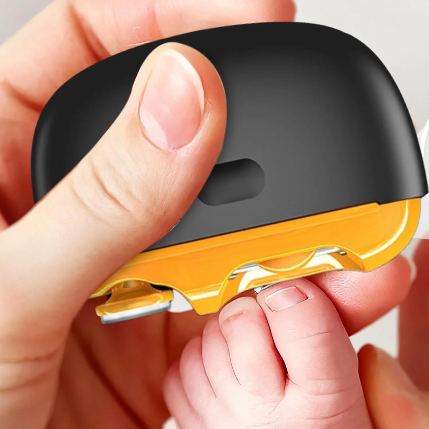 ناخن گیر برقی | سوهان و پولیش ناخن با نور LED دو سرعته - پولیشر و ناخن گیر شارژی USB برای نوزادان، خانم ها، آقایان، کودکان، بزرگسالان و سالمندان