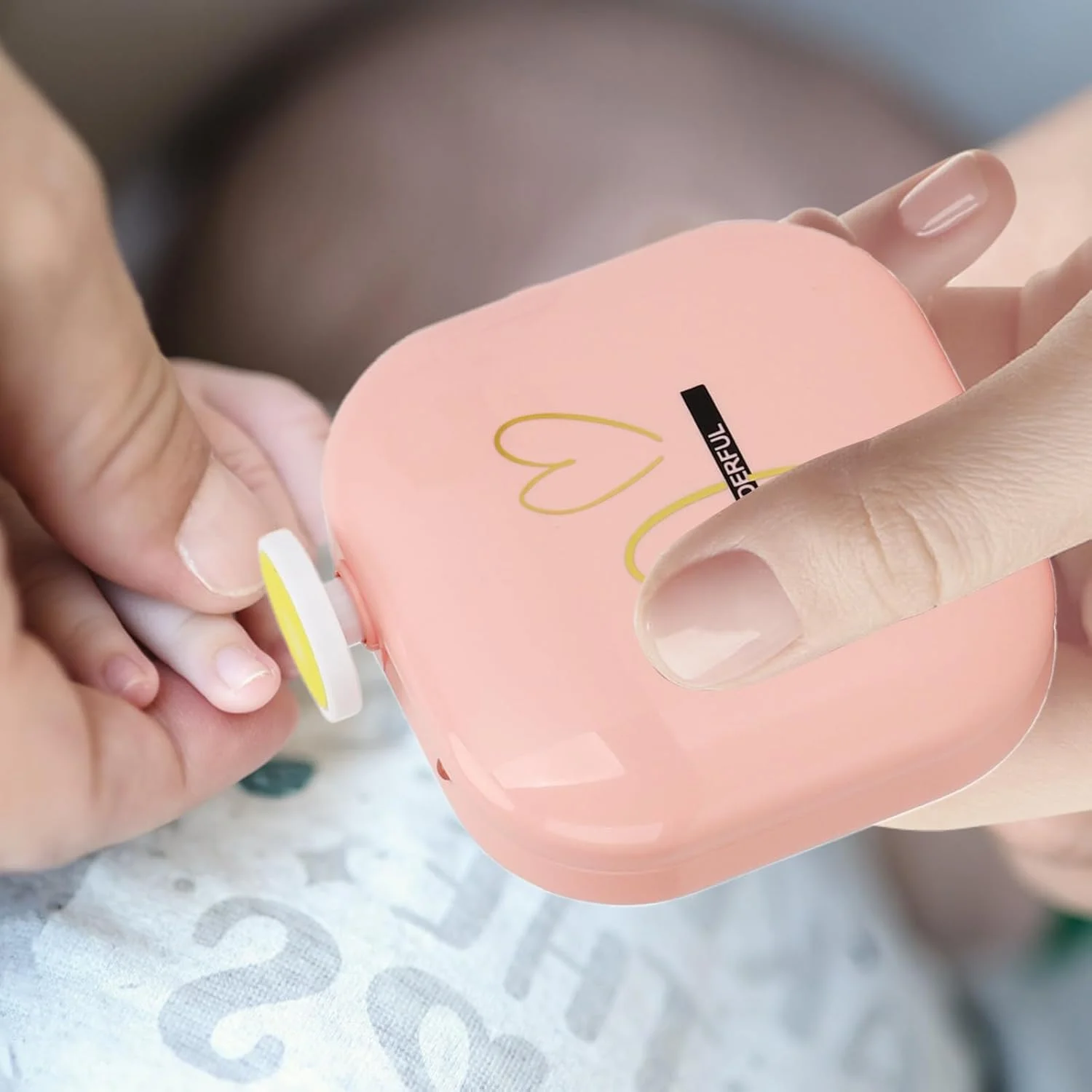 سوهان ناخن برقی کودک | سوهان ناخن برقی USB با قیچی، ابزار دقیق دو سرعته با 6 پد سمباده برای مانیکور ناخن های دست مناسب تمام سنین، بزرگسالان، پسران و دختران