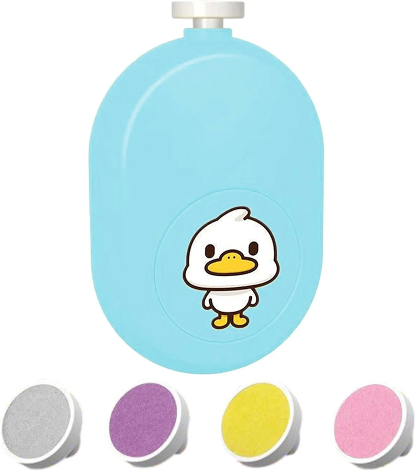 سوهان ناخن برقی کودک - ناخن گیر و سوهان ناخن - سوهان ناخن نوزاد برای کودکان، سری های سنگ زنی قابل تعویض، سوهان ناخن برقی کم صدا، مراقبت از ناخن کودک