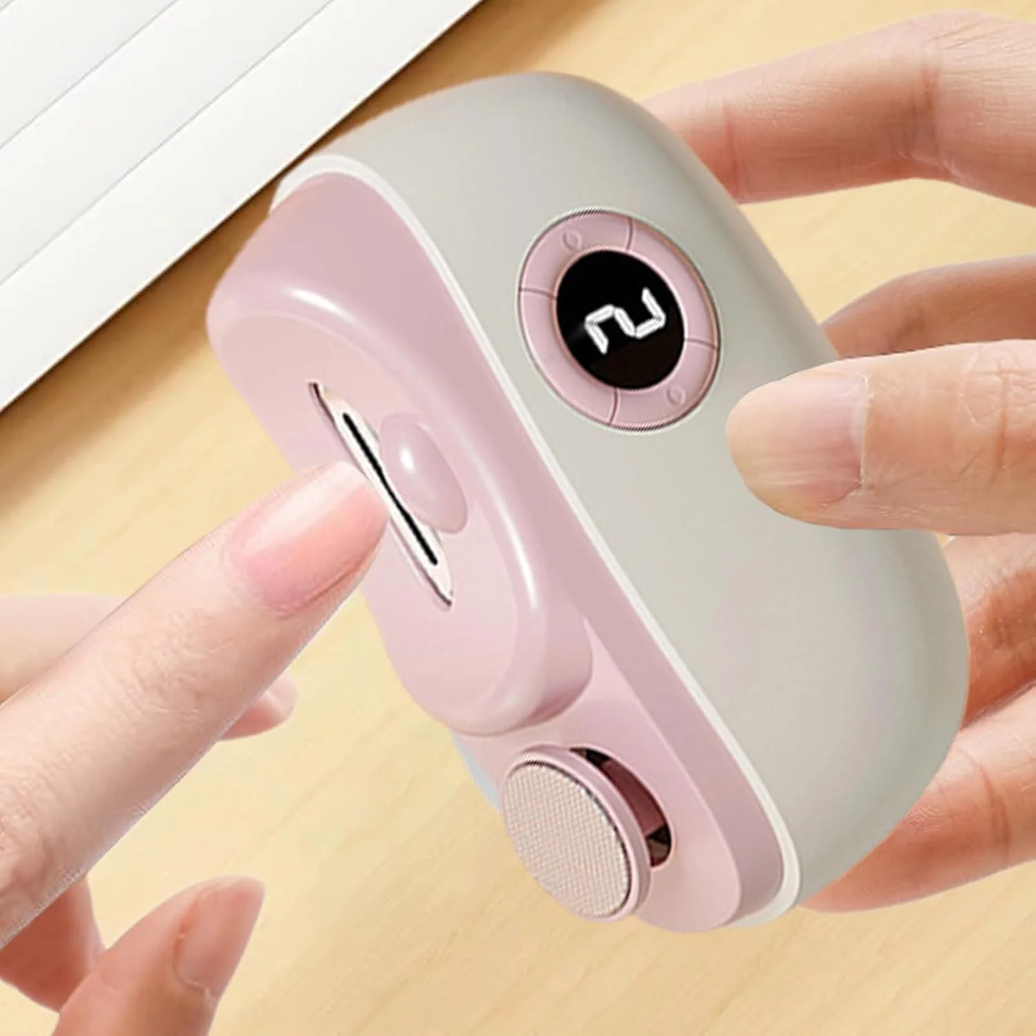 ناخن گیر برقی با 2 سرعت - دستگاه اصلاح و سوهان ناخن اتوماتیک 2 در 1 با محفظه جمع آوری خرده ناخن، قابل شارژ با USB، مناسب برای نوزادان، کودکان، بزرگسالان و سالمندان