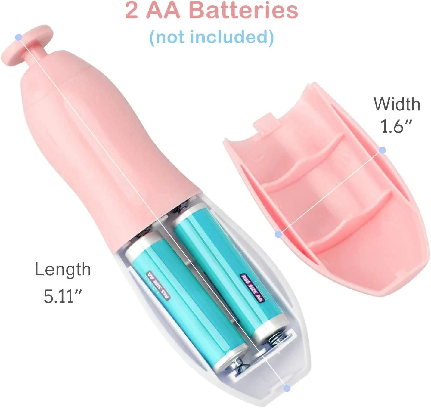 سوهان ناخن برقی کودک، ست ایمن سوهان ناخن کودک 6 در 1، ست پیرایش و پولیش برای نوزاد، کودک نوپا یا بزرگسالان، مراقبت از ناخن های دست و پا (صورتی)