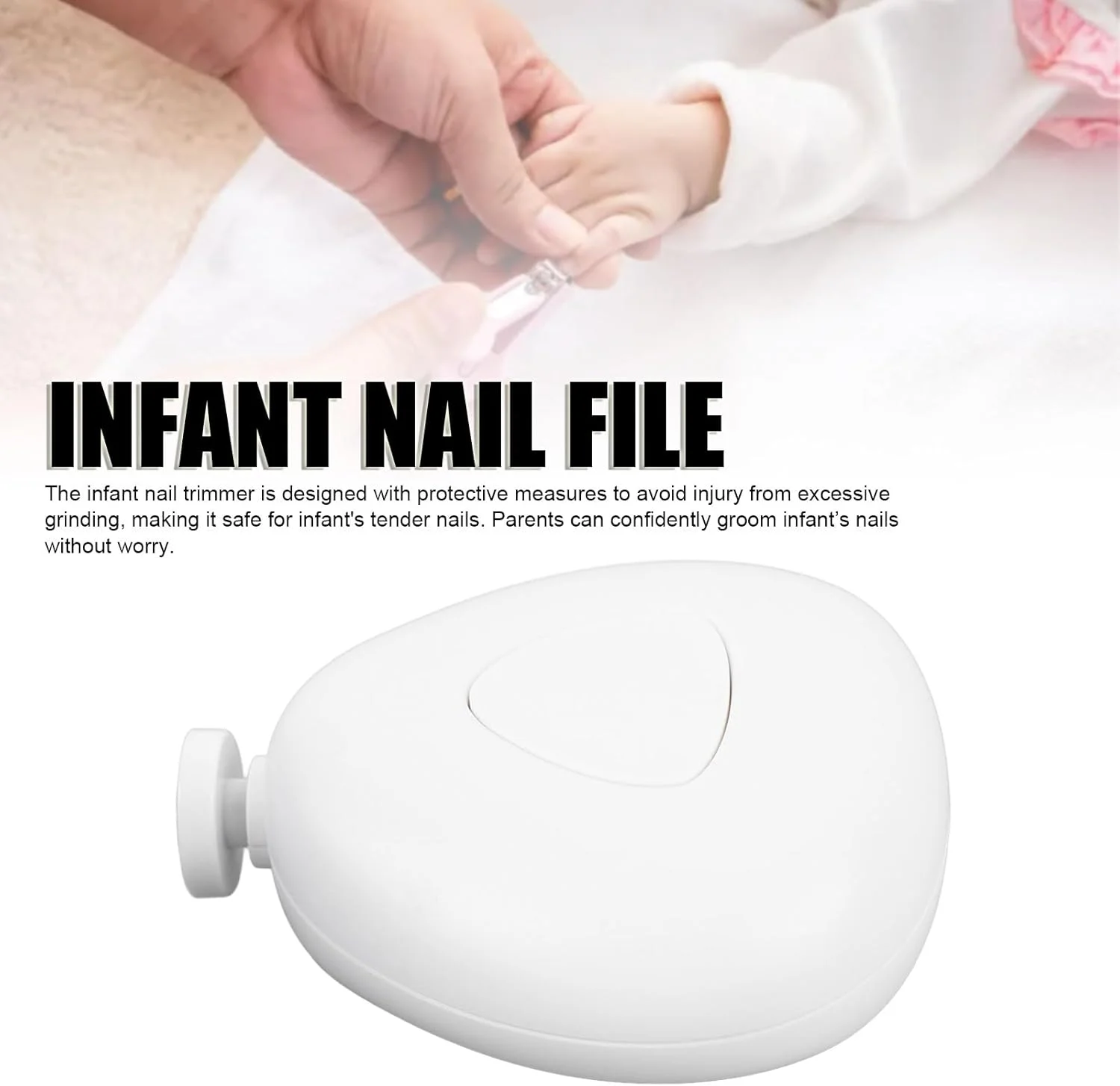 سوهان ناخن برقی کودک، ست تمیز کننده کارآمد ناخن کودک با 6 سری سمباده، جمع و جور و قابل حمل برای گردش های خانوادگی