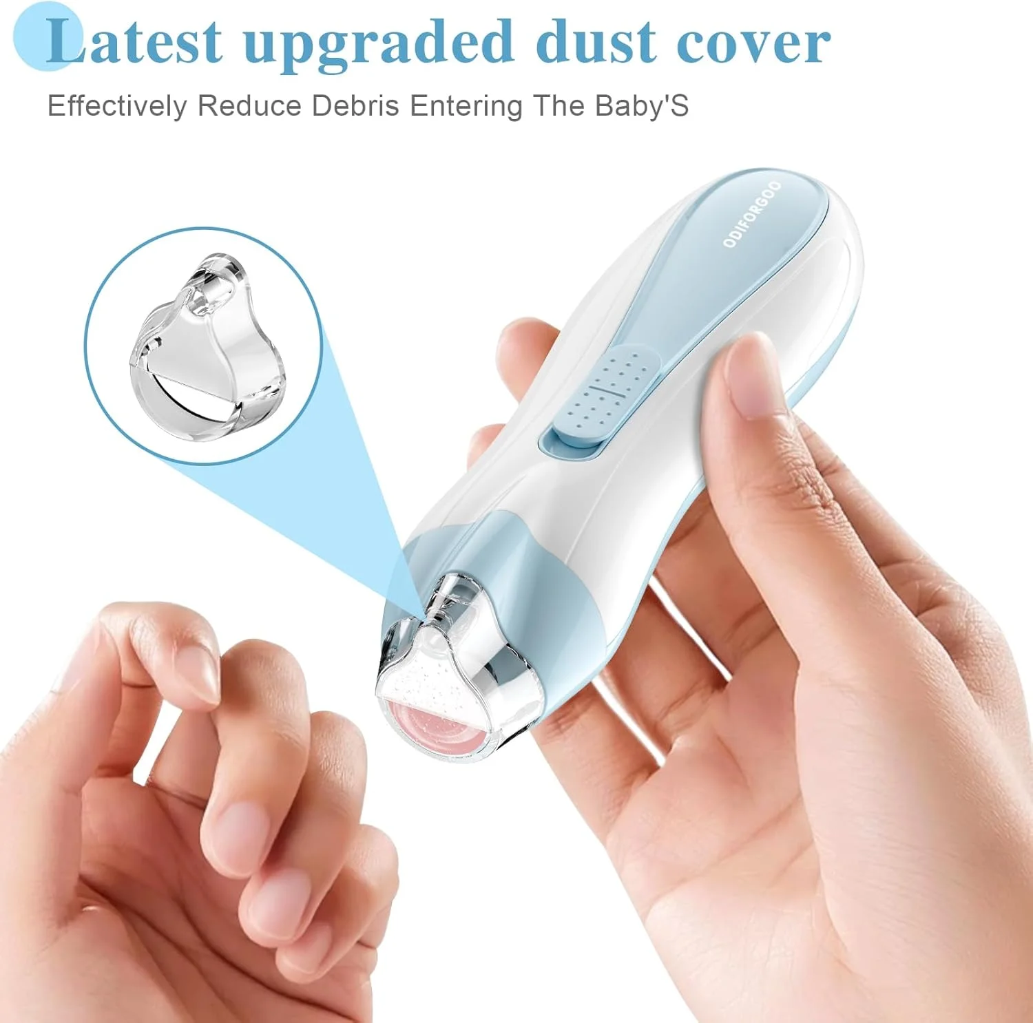 سوهان ناخن برقی کودک، ست 15 در 1 ماشین اصلاح ناخن با شارژ USB به همراه پوشش ضد گرد و غبار و چراغ LED، ست بافر اصلاح برای مراقبت از ناخن های دست و پای نوزاد، کودک نوپا یا بزرگسالان (آبی) سوهان ناخن برقی کودک، ست 15 در 1 ماشین اصلاح ناخن با شارژ USB به همراه پوشش ضد گرد و غبار و چراغ LED، ست بافر اصلاح برای مراقبت از ناخن های دست و پای نوزاد، کودک نوپا یا بزرگسالان (آبی)