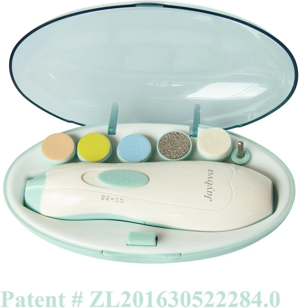 (سبز روشن) - سوهان ناخن برقی کودک - ناخن گیر ایمن کودک برای نوزادان و کودکان نوپا با چراغ LED