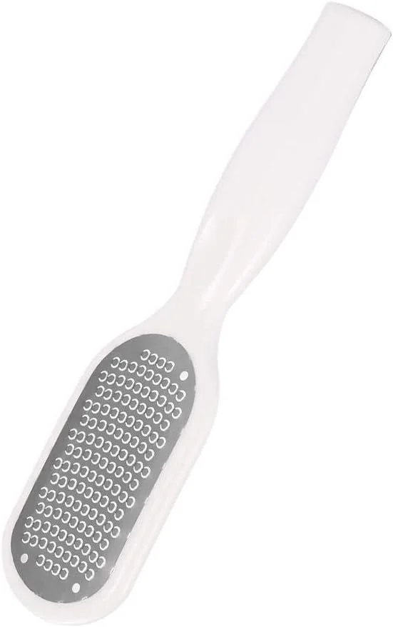 سوهان حرفه ای پا، رنده پا، از بین بردن پوست های سفت و مرده پینه بسته پا، ابزار پدیکور، 2 رنگ (سفید)