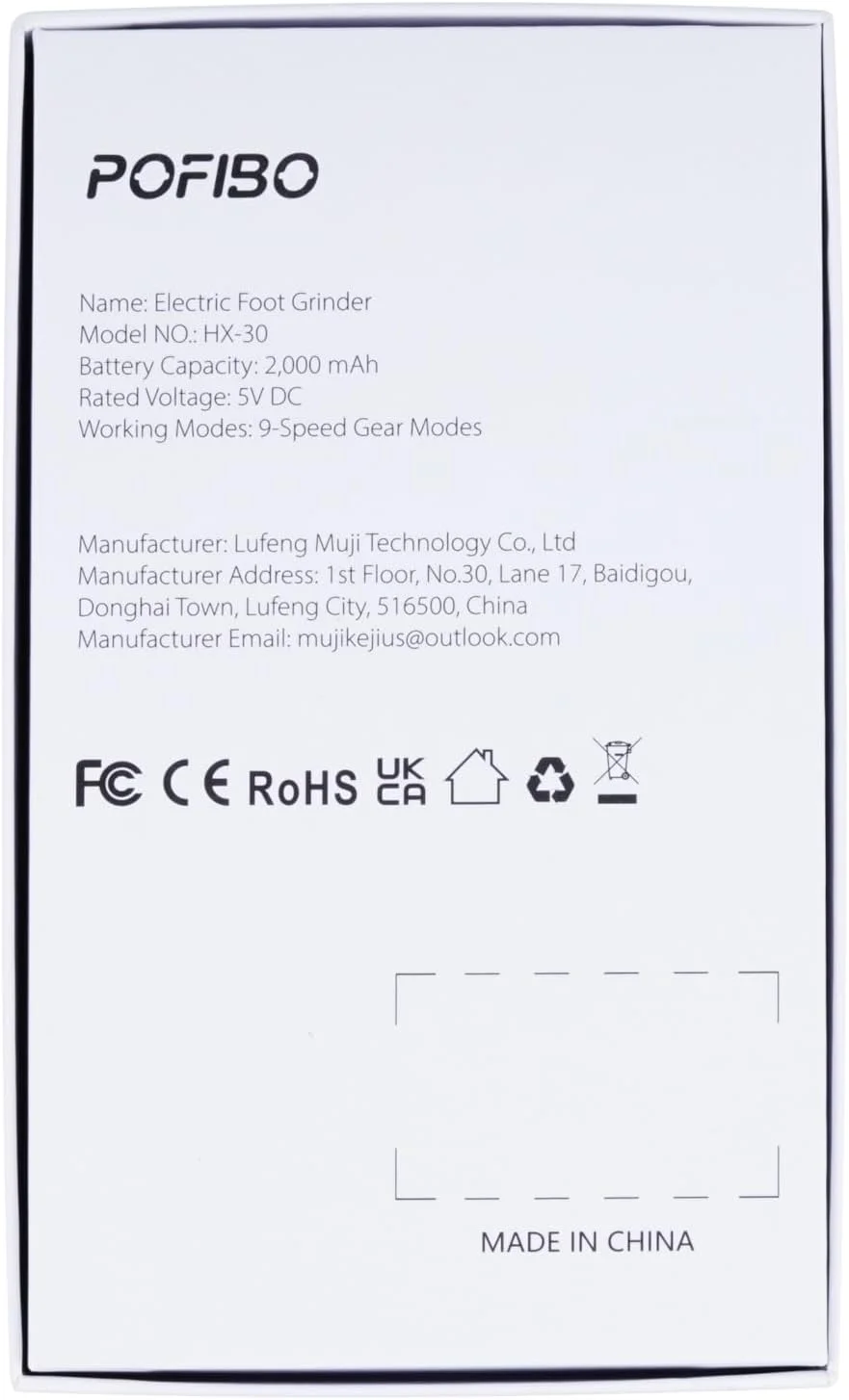 سوهان برقی پا - سوهان شاخی پا شارژی 2 در 1 با نمایشگر (9 سرعت قابل تنظیم) سمباده برقی پا برای پدیکور بانوان و آقایان