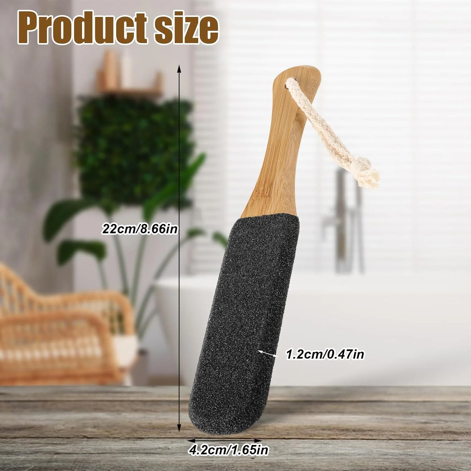 دو عدد سوهان پدیکور پا، سنگ پا با کیفیت عالی برای پا، لایه بردار 22 سانتی متری پا، رنده پا از بین برنده پوست سفت، از بین برنده حرفه ای پوست مرده پا (مشکی) دو عدد سوهان پدیکور پا، سنگ پا با کیفیت عالی برای پا، لایه بردار 22 سانتی متری پا، رنده پا از بین برنده پوست سفت، از بین برنده حرفه ای پوست مرده پا (مشکی)