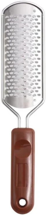 سوهان پا و اسکرابر پدیکور - از بین برنده پینه پا، رنده حرفه ای، خراشنده پا، از بین برنده پینه و پوست مرده پا، مناسب استفاده خشک و مرطوب، قهوه ای