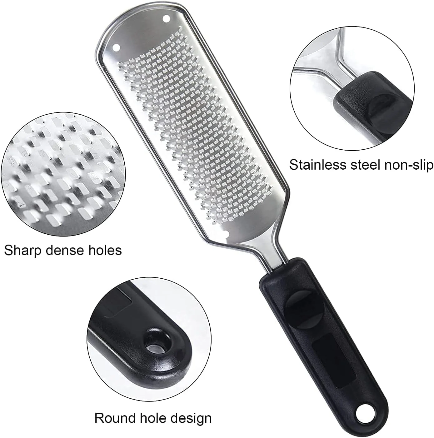 دو عدد سوهان پا، از بین برنده پینه استیل ضد زنگ، سوهان حرفه ای و بزرگ پا دو عدد سوهان پا، از بین برنده پینه استیل ضد زنگ، سوهان حرفه ای و بزرگ پا