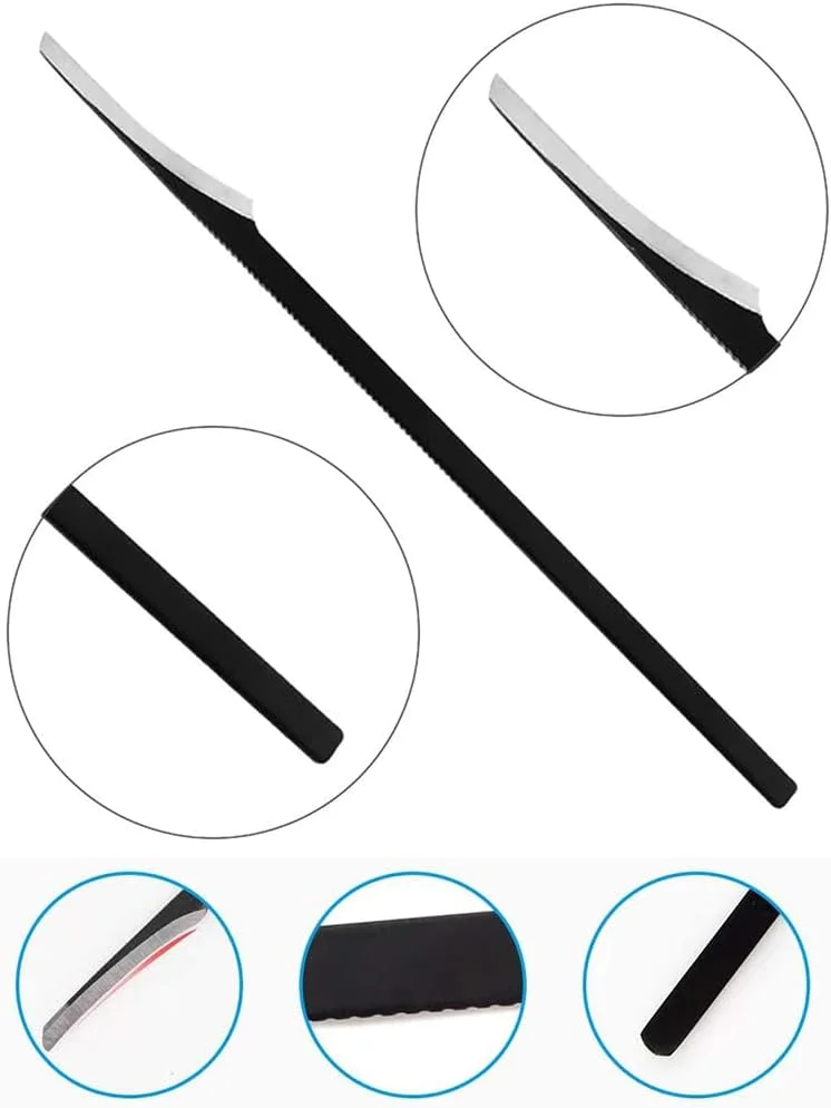 چاقوی پدیکور حرفه ای، اسکراپر پا، از بین برنده پینه، استیل ضد زنگ، تیغه، سوهان پا