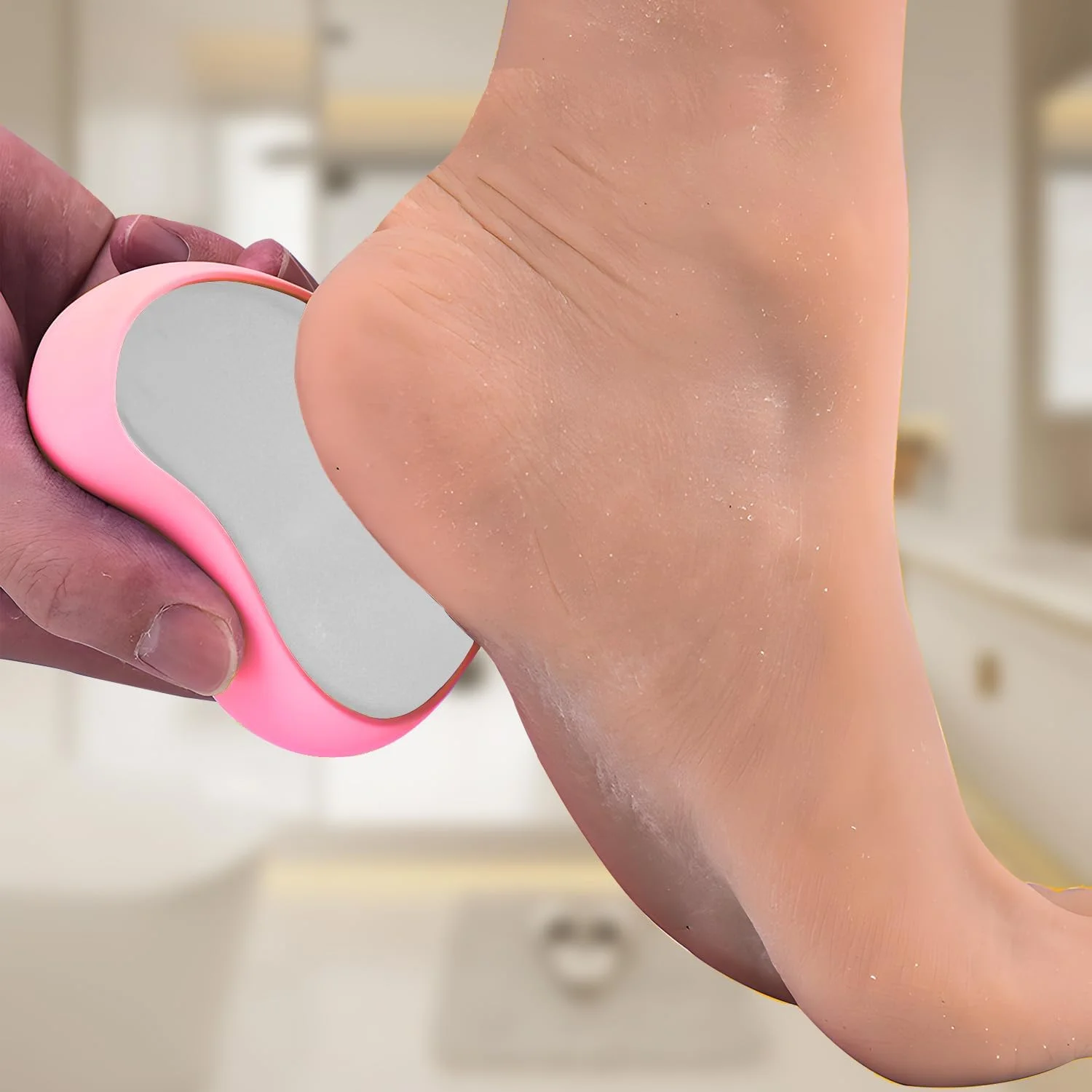 سوهان شیشه ای پا برای از بین بردن پینه - ابزار پدیکور برای پوست مرده، ترمیم پاشنه ترک خورده و از بین بردن پوست سخت - تخته سوهان پا برای مراقبت از پاهای صاف - طرح پا سوهان شیشه ای پا برای از بین بردن پینه - ابزار پدیکور برای پوست مرده، ترمیم پاشنه ترک خورده و از بین بردن پوست سخت - تخته سوهان پا برای مراقبت از پاهای صاف - طرح پا