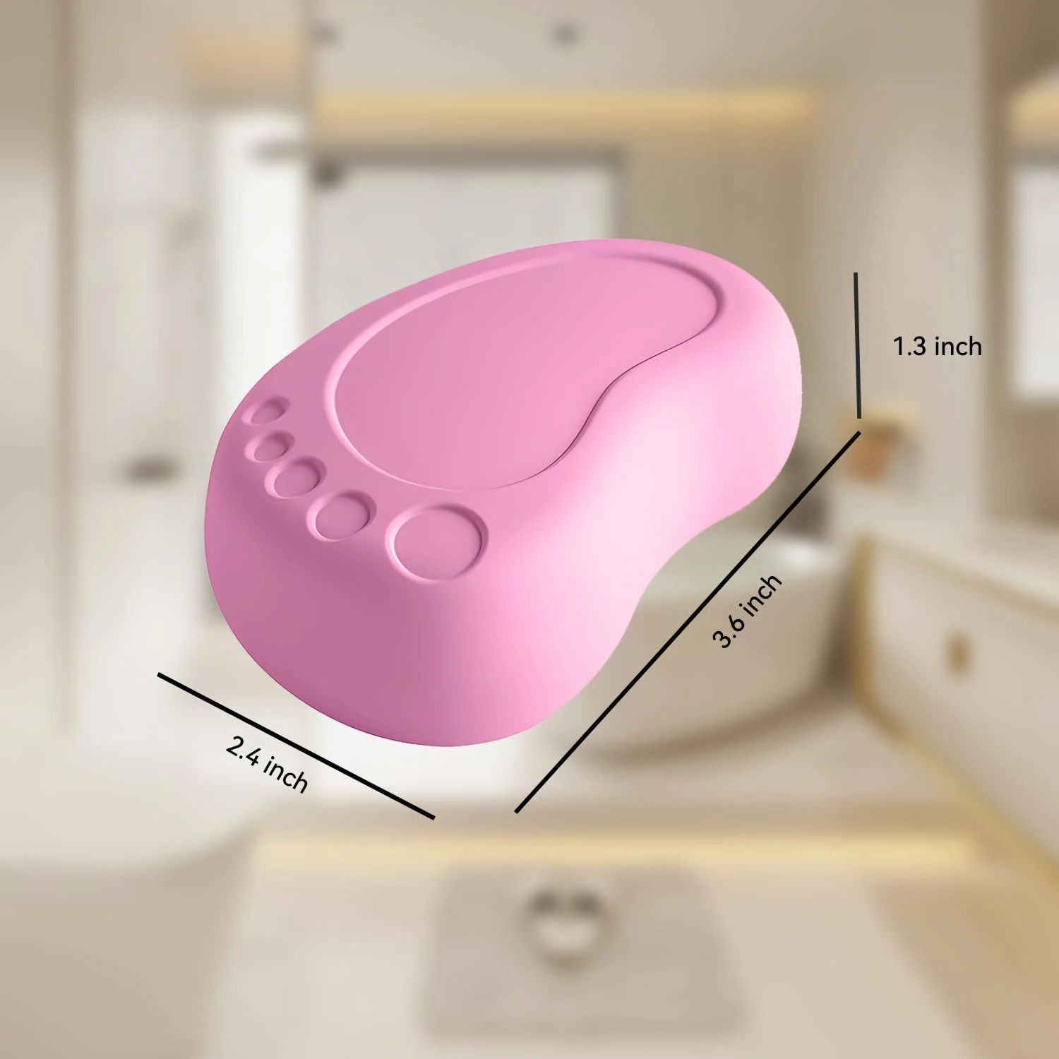 سوهان شیشه ای پا برای از بین بردن پینه - ابزار پدیکور برای پوست مرده، ترمیم پاشنه ترک خورده و از بین بردن پوست سخت - تخته سوهان پا برای مراقبت از پاهای صاف - طرح پا