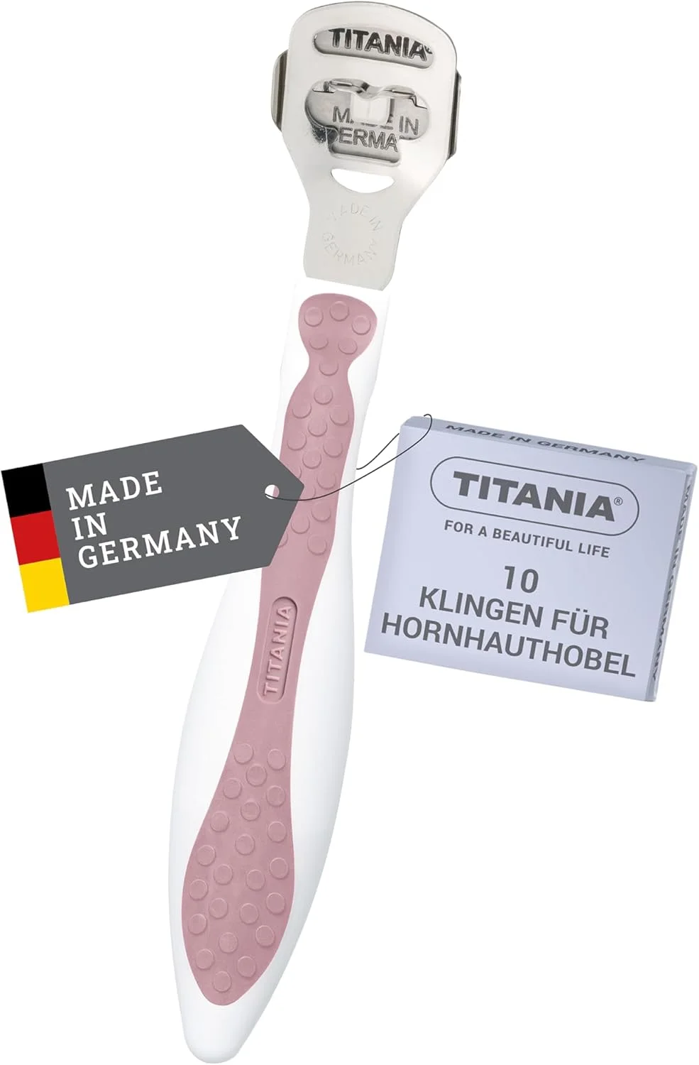 تیغه پینه بر تیتانیا به همراه 10 تیغه یدکی، پینه بر ساخته شده از استیل ضد زنگ، کاتر پینه با کیفیت، ساخت آلمان، پینه بر، رز تیغه پینه بر تیتانیا به همراه 10 تیغه یدکی، پینه بر ساخته شده از استیل ضد زنگ، کاتر پینه با کیفیت، ساخت آلمان، پینه بر، رز