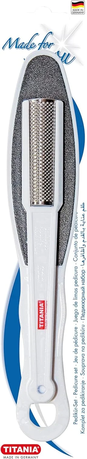 ست سوهان پدیکور پا تیتانیا، 2 عددی ست سوهان پدیکور پا تیتانیا، 2 عددی