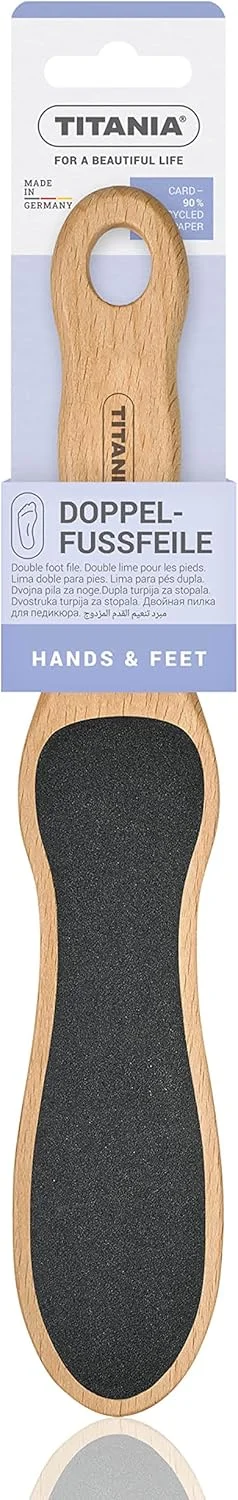 سوهان چوبی پا تیتانیا (زبر و نرم) • سوهان پینه پا ساخته شده از چوب واقعی • سوهان دو طرفه پینه پا • سوهان پا ساخته شده از چوب راش • از بین بردن آسان پینه • سوهان پینه "ساخت آلمان" سوهان چوبی پا تیتانیا (زبر و نرم) • سوهان پینه پا ساخته شده از چوب واقعی • سوهان دو طرفه پینه پا • سوهان پا ساخته شده از چوب راش • از بین بردن آسان پینه • سوهان پینه "ساخت آلمان"