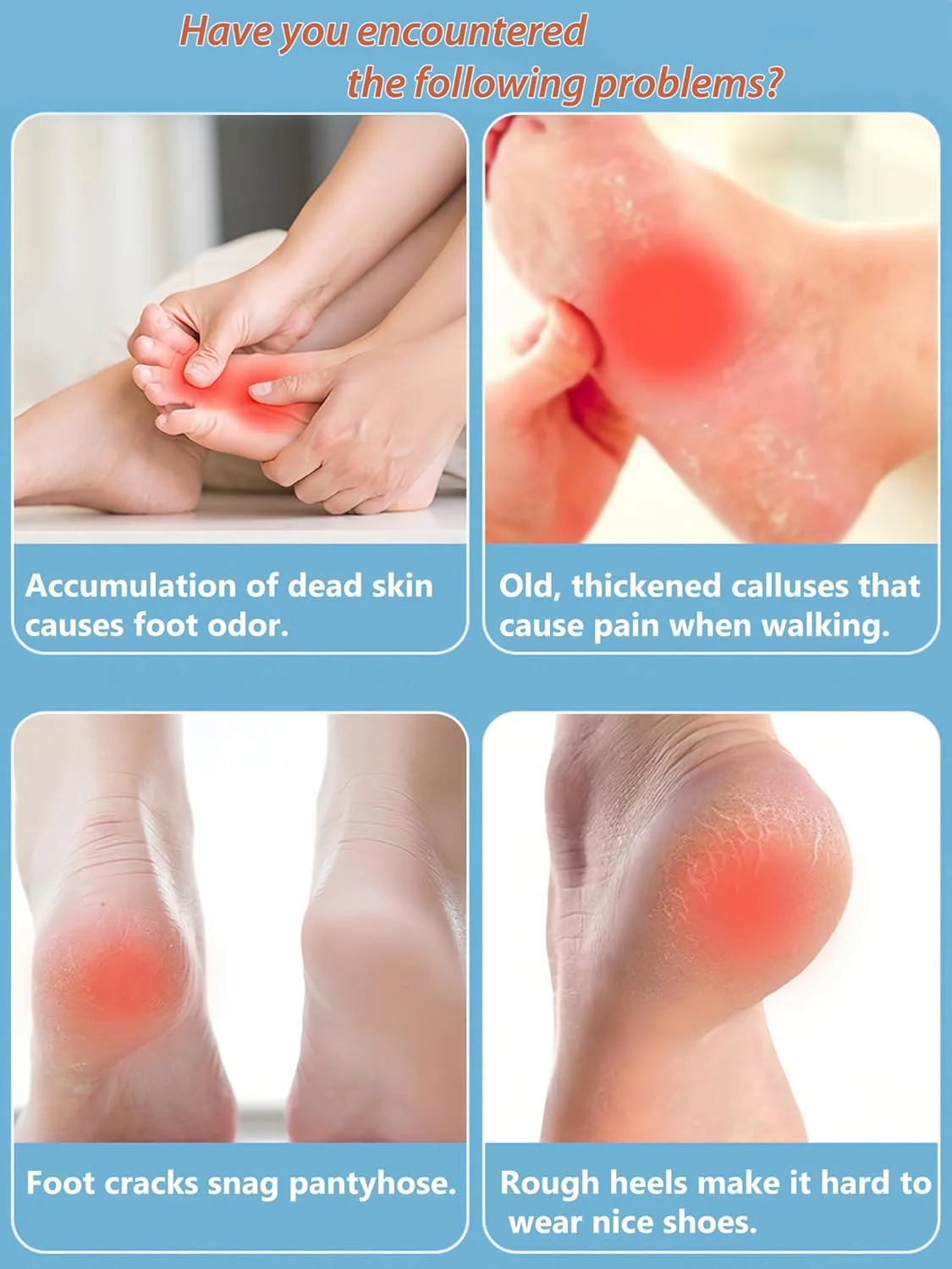 ست سوهان شیشه ای پا - اسکرابر پاشنه پا و سوهان ناخن شیشه ای با سطوح زبر و نرم، از بین برنده پینه پا، اسکرابر پوست مرده پا، سنگ پا، ابزار حرفه ای پدیکور برای زنان و مردان (مدل 1)