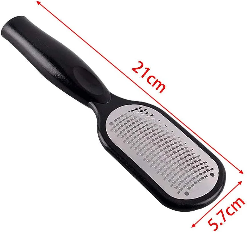 سوهان پدیکور استیل ضد زنگ، ابزار حرفه ای برای از بین بردن پوست مرده پا، مناسب برای استفاده خشک و مرطوب سوهان پدیکور استیل ضد زنگ، ابزار حرفه ای برای از بین بردن پوست مرده پا، مناسب برای استفاده خشک و مرطوب