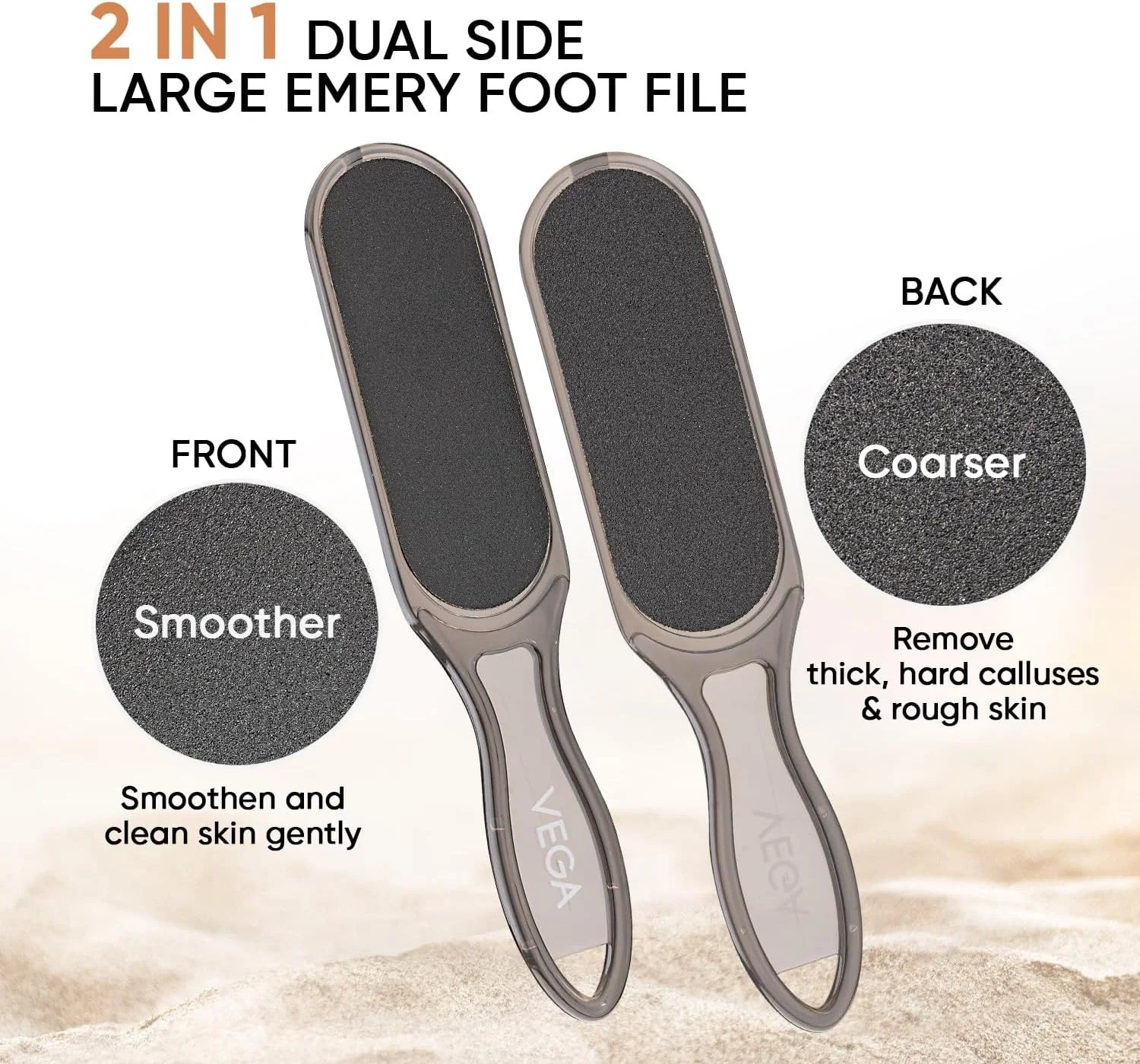 سوهان پای وگا مدل Emery، بزرگ