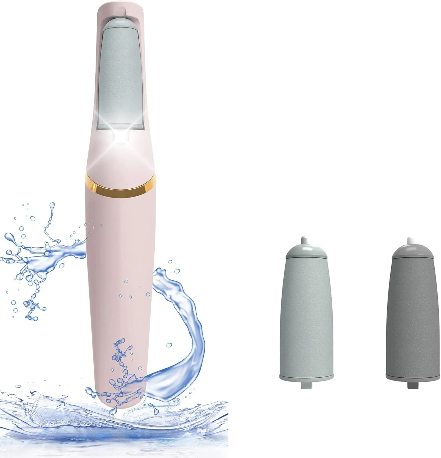 ابزار الکترونیکی بی نقص برای از بین بردن پینه و پوست مرده پا به همراه 2 سری غلتکی، پدیکور، مراقبت حرفه ای از پا، مناسب برای پوست های خشک و ترک خورده، ضد آب ابزار الکترونیکی بی نقص برای از بین بردن پینه و پوست مرده پا به همراه 2 سری غلتکی، پدیکور، مراقبت حرفه ای از پا، مناسب برای پوست های خشک و ترک خورده، ضد آب