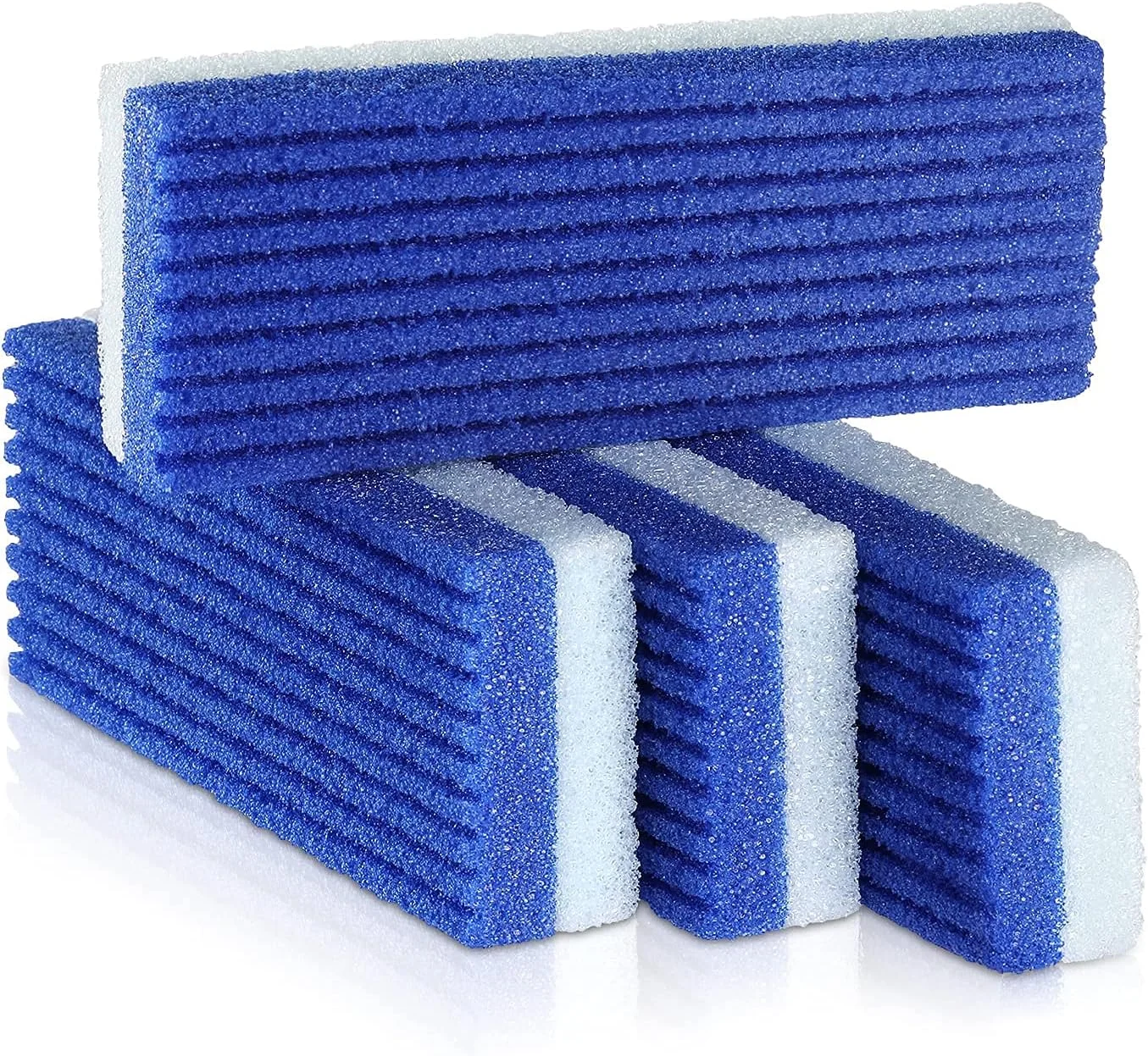 سنگ پا KASTWAVE برای پا 2 در 1، بسته 4 عددی اسکرابر پا و از بین برنده پینه برای پدیکور پا برای استفاده در سالن، طراحی دو طرفه آبی سنگ پا KASTWAVE برای پا 2 در 1، بسته 4 عددی اسکرابر پا و از بین برنده پینه برای پدیکور پا برای استفاده در سالن، طراحی دو طرفه آبی