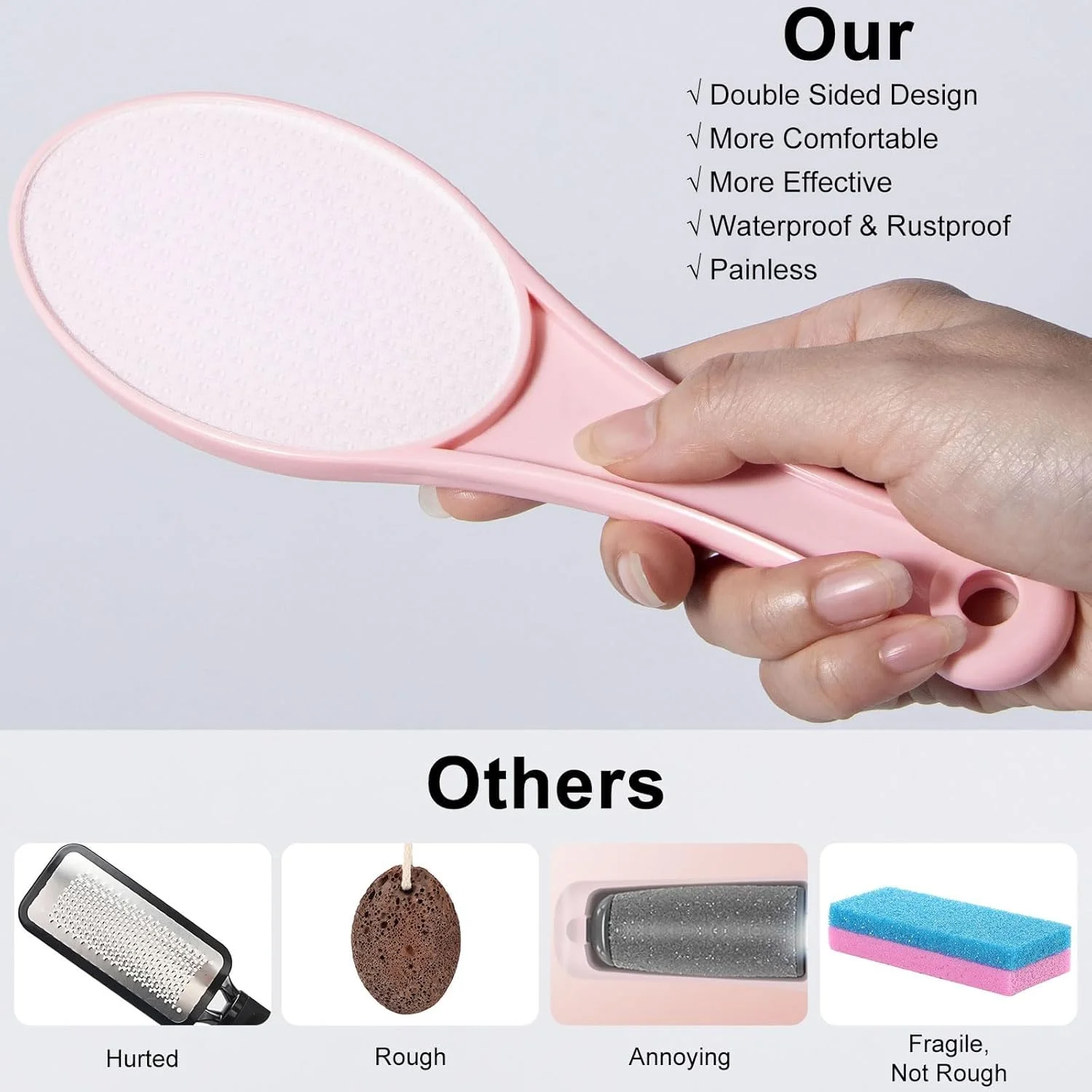 سوهان پای شیشه ای نانو KASTWAVE بسته 2 عددی، از بین برنده پینه و پوست سخت و مرده پا، اسکرابر دو طرفه بهداشتی پدیکور، پاک کننده مو برای داشتن پاهایی نرم تر و لطیف تر و همچنین دست ها سوهان پای شیشه ای نانو KASTWAVE بسته 2 عددی، از بین برنده پینه و پوست سخت و مرده پا، اسکرابر دو طرفه بهداشتی پدیکور، پاک کننده مو برای داشتن پاهایی نرم تر و لطیف تر و همچنین دست ها