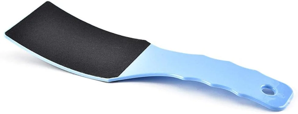 ابزار سوهان پا دو طرفه برای از بین بردن پینه و لایه برداری پوست پا، آبی