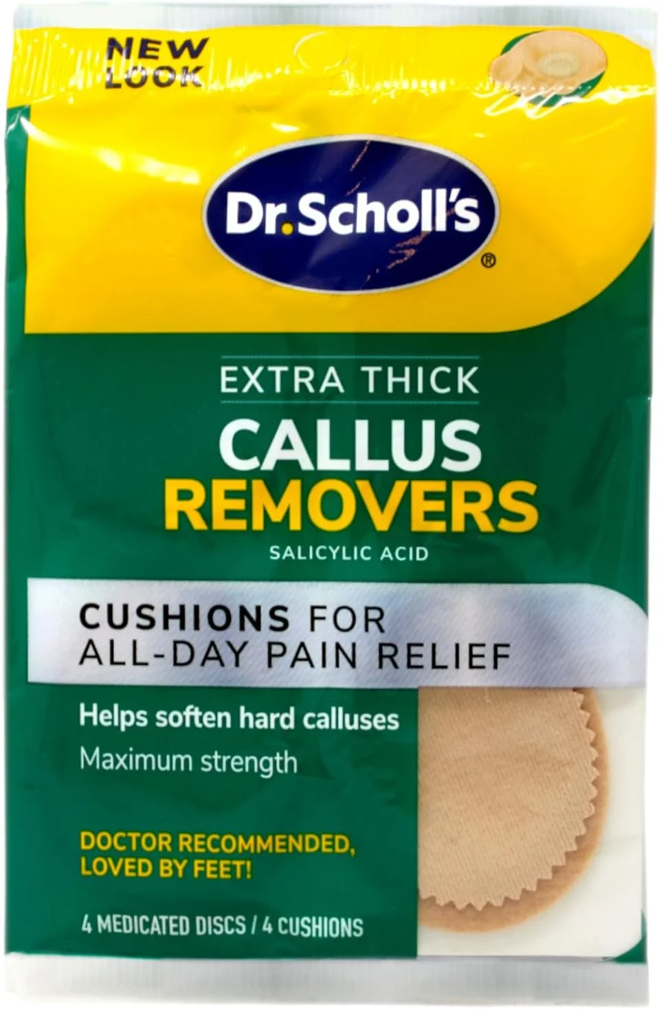 پدهای ضخیم دکتر شولز برای از بین بردن پینه، 4 عدد در هر بسته (3 بسته) پدهای ضخیم دکتر شولز برای از بین بردن پینه، 4 عدد در هر بسته (3 بسته)