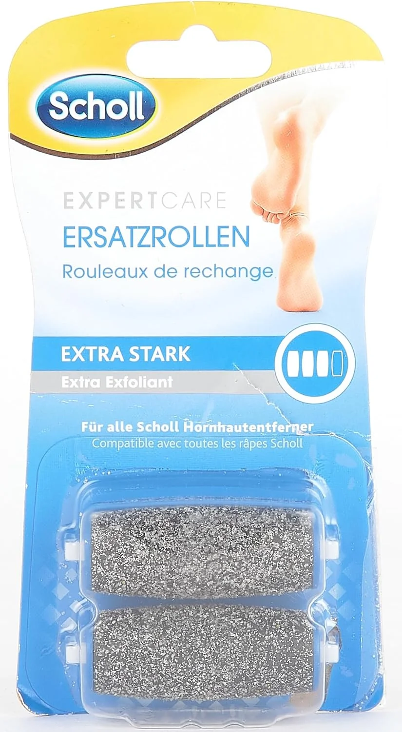 غلتکهای جایگزین 2 در 1 Scholl Expertcare - غلتک جایگزین برای از بین بردن پینه و صاف کردن پوست - مناسب برای دستگاه پدیکور برقی Scholl غلتکهای جایگزین 2 در 1 Scholl Expertcare - غلتک جایگزین برای از بین بردن پینه و صاف کردن پوست - مناسب برای دستگاه پدیکور برقی Scholl