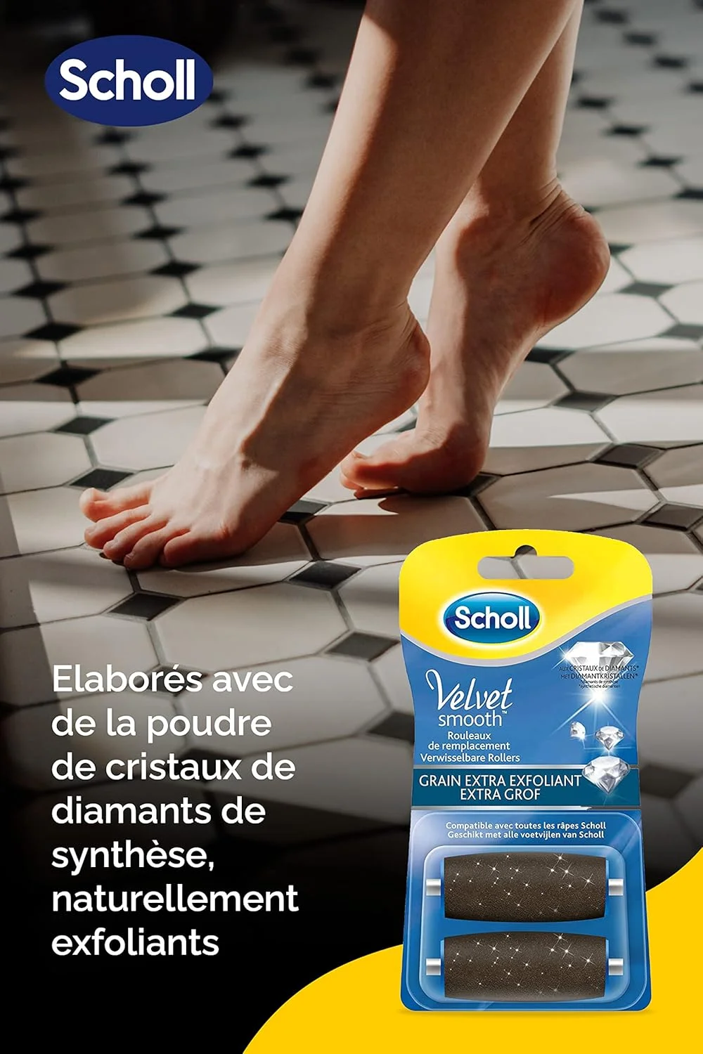 غلتکهای یدکی لایه بردار اضافی شول برای سوهان پا - بسته 2 عددی غلتکهای یدکی لایه بردار اضافی شول برای سوهان پا - بسته 2 عددی